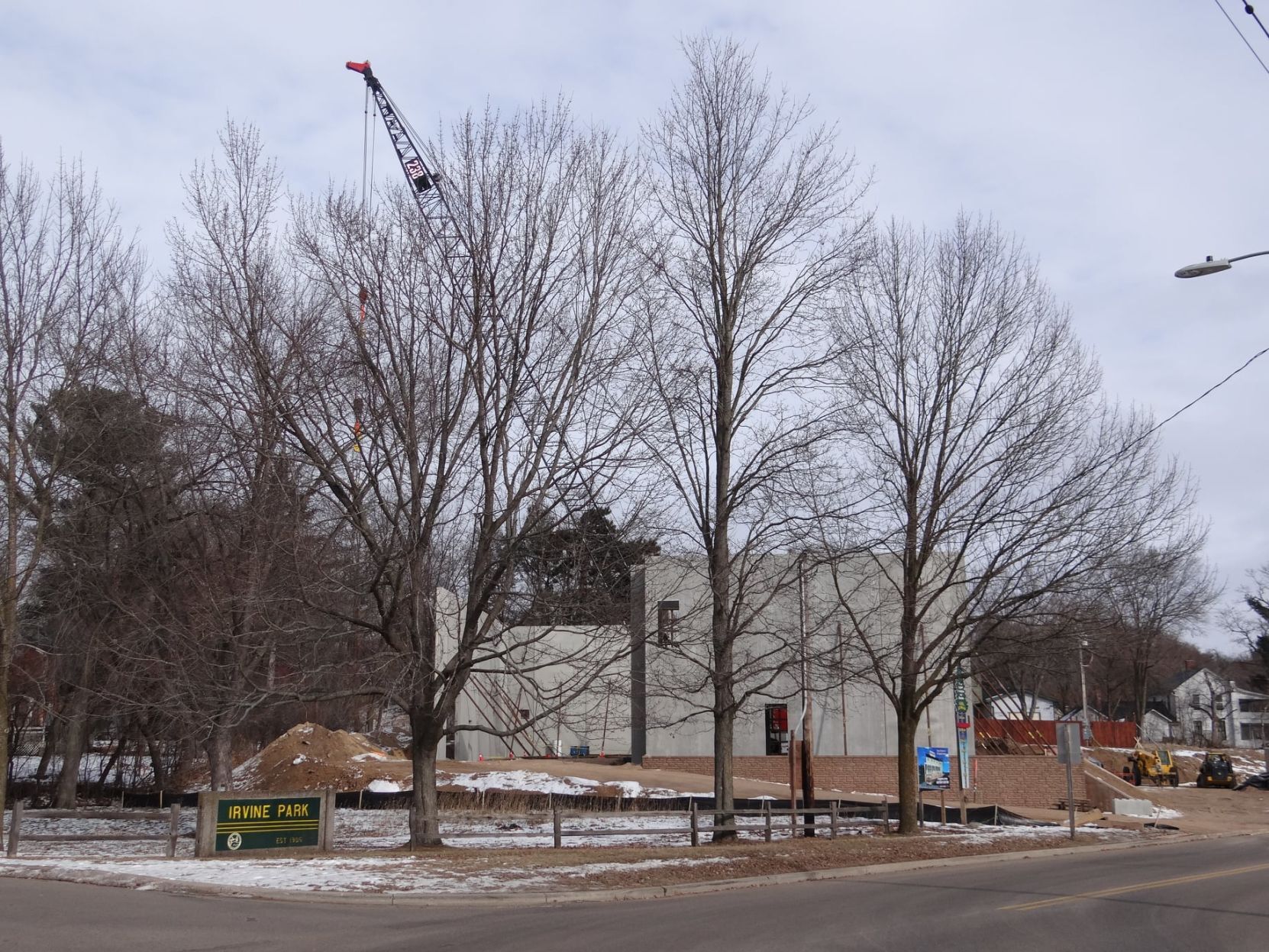 Chippewa Area History Center construction